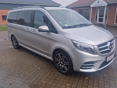 Sølvgrå Brugt 2017 Mercedes V250 AMG line MPV | 600.000 kr. (Fair pris)