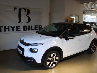 Hvid Brugt 2019 Citroën C3 PureTech Hatchback | 109.900 kr. (Fair pris)