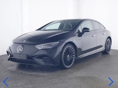 Sort Brugt 2025 Mercedes EQE350 AMG line Sedan | 629.900 kr.