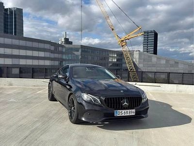 Brugt Mercedes E200 AMG line 184 HK (135 kW) 2017 Sort Coupe