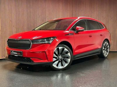 Rød Brugt 2021 Skoda Enyaq iV First Edition SUV | 199.995 kr. (God pris)