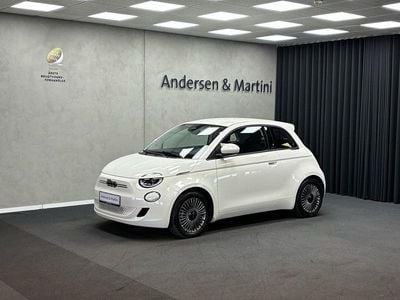 Hvid Brugt 2022 Fiat 500e Icon Hatchback | 128.800 kr. (Fair pris)