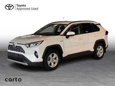Brugt Toyota RAV4 Hybrid H3 218 HK (160 kW) 2020 070 pearl white SUV