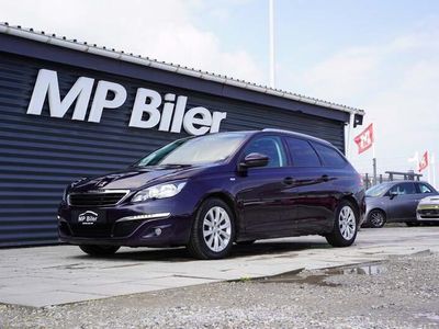 brugt Peugeot 308 1,6 BlueHDi 120 Style Sky SW