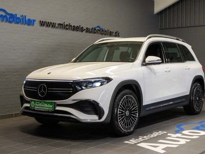 Hvid Brugt 2023 Mercedes EQB250+ AMG line SUV | 399.900 kr. (Dyr)