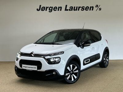 Hvid banquise Brugt 2021 Citroën C3 PureTech Hatchback | 104.800 kr. (Fair pris)