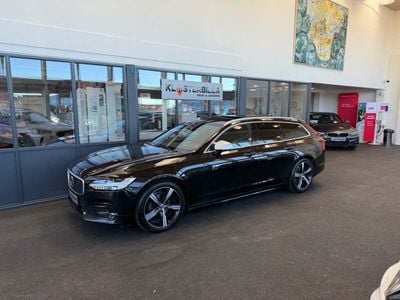 Sortmetal Brugt 2018 Volvo V90 R-Design Stationcar | 140.000 kr.