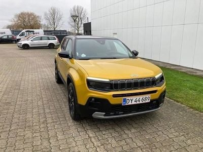 Gul sun Brugt 2023 Jeep Avenger EV Summit SUV | 259.900 kr. (Lidt for dyr)