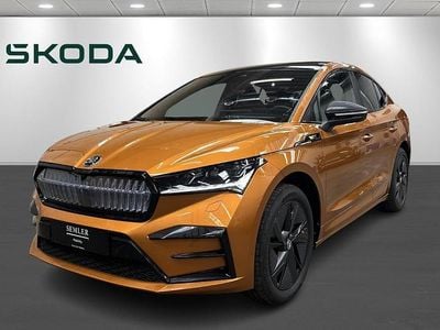 Orangemetal Brugt 2024 Skoda Enyaq iV RS SUV | 429.900 kr. (Lidt for dyr)