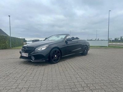 Sort Brugt 2014 Mercedes E350 AMG line Cabriolet | 125.000 kr.