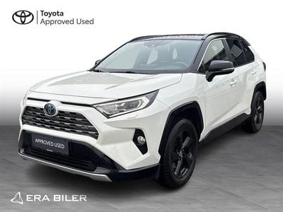 Pearl white/attitude black Brugt 2020 Toyota RAV4 Hybrid H3 Style SUV | 269.900 kr. (Fair pris)