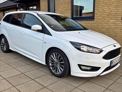 Brugt Ford Focus ST-Line 125 HK (91 kW) 2018 Hvid Stationcar