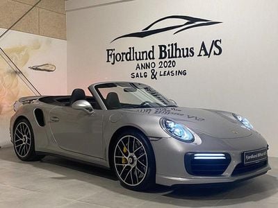 Sølvmetal Brugt 2016 Porsche 911 Turbo S Cabriolet Cabriolet | 999.995 kr.