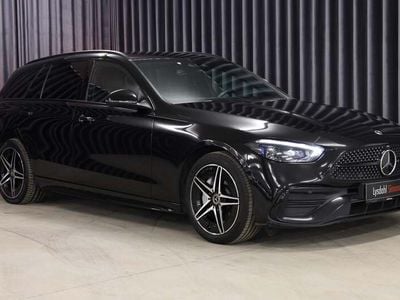 Sortmetal Brugt 2022 Mercedes C300e AMG line Stationcar | 399.900 kr. (Fair pris)