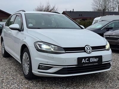 Hvid Brugt 2018 VW Golf VII Comfortline Stationcar | 79.900 kr. (Fair pris)