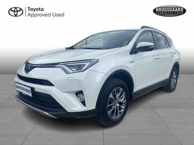 070 pearl white Brugt 2017 Toyota RAV4 Hybrid H3 SUV | 169.900 kr.