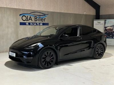 Sort Brugt 2022 Tesla Model Y Performance SUV | 294.900 kr. (Lidt for dyr)