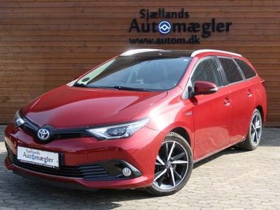 Rød Brugt 2018 Toyota Auris Hybrid H2 Stationcar | 135.000 kr. (Fair pris)