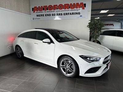 Hvid Brugt 2020 Mercedes CLA220 Shooting Brake AMG line Stationcar | 359.900 kr. (Fair pris)