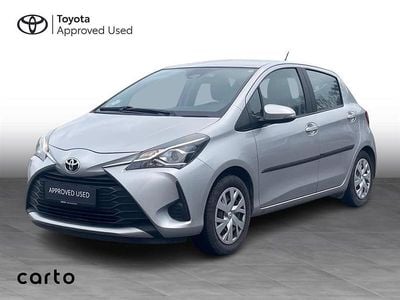 1f7 ultra silver Brugt 2018 Toyota Yaris T2 Hatchback | 99.900 kr. (Fair pris)