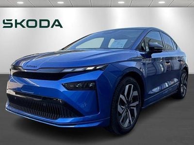 Blåmetal Brugt 2025 Skoda Enyaq iV SportLine SUV | 414.800 kr. (Lidt for dyr)