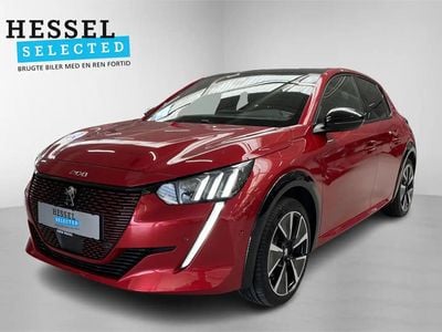 Rød Brugt 2022 Peugeot e-208 GT Hatchback | 132.900 kr. (God pris)
