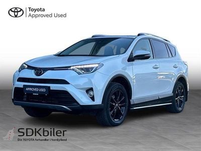 Brugt Toyota RAV4 Hybrid H4 197 HK (144 kW) 2018 Hvidmetal SUV