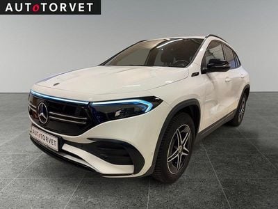 Hvid Brugt 2021 Mercedes EQA250 AMG line SUV | 169.700 kr.