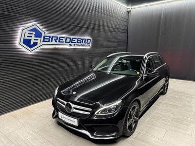 Brunmetal Brugt 2017 Mercedes C220 AMG line Stationcar | 249.500 kr.