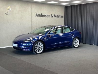 Blå Brugt 2020 Tesla Model 3 Standard Range Plus Sedan | 179.800 kr. (Fair pris)