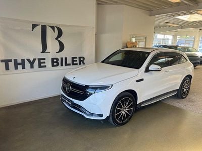 Brugt Mercedes EQC400 AMG line 300 kW (408 HK) 2021 Hvid SUV