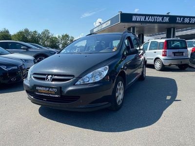 Sort Brugt 2004 Peugeot 307 Stationcar | 7.900 kr. (Super pris)
