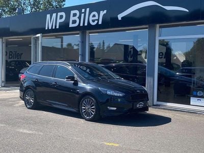 Sort Brugt 2017 Ford Focus ST-Line Stationcar | 99.900 kr. (Lidt for dyr)