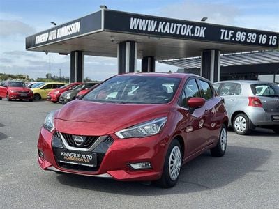 Rød Brugt 2018 Nissan Micra Visia Hatchback | 52.900 kr. (God pris)