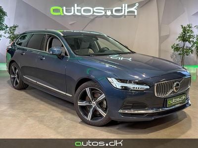 Blåmetal Brugt 2021 Volvo V90 Inscription Stationcar | 399.000 kr. (Fair pris)