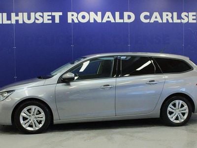 Brugt Peugeot 308 Active 120 HK (88 kW) 2016 Sølvmetal Stationcar