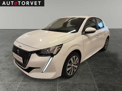 Hvid Brugt 2020 Peugeot 208 Active+ Hatchback | 99.700 kr. (Fair pris)