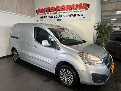 Sølvmetal Brugt 2018 Peugeot Partner Premium Van | 44.900 kr.