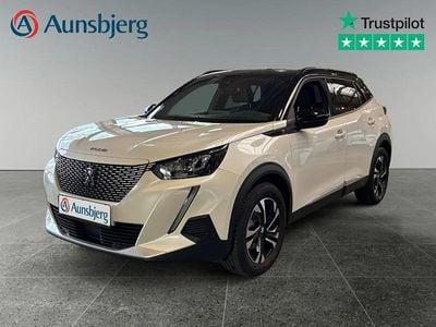 Hvid Brugt 2023 Peugeot e-2008 Allure SUV | 179.500 kr. (Lidt for dyr)