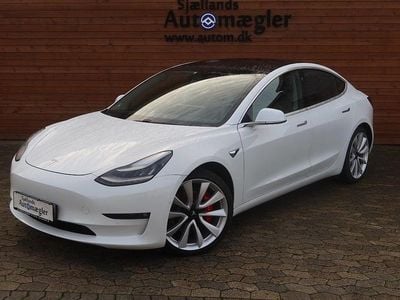 Brugt Tesla Model 3 Performance 355 kW (483 HK) 2019 Perlemorshvid Sedan