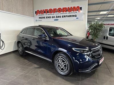 Brugt Mercedes EQC400 AMG line 300 kW (408 HK) 2019 Blåmetal SUV