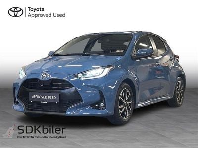 Brugt Toyota Yaris T3 125 HK (91 kW) 2020 Blå Hatchback