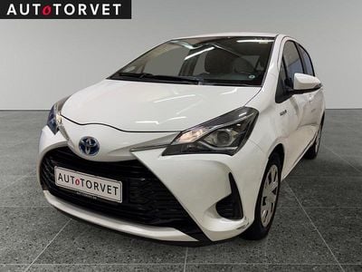 Brugt Toyota Yaris Hybrid H2 100 HK (73 kW) 2017 Hvid Hatchback