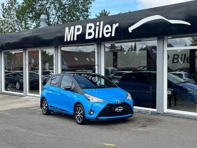 Blå Brugt 2018 Toyota Yaris Hybrid H3 Hatchback | 119.700 kr. (Fair pris)