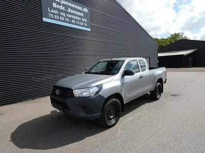 Sølvmetal Brugt 2021 Toyota HiLux T2 Afhentning | 225.000 kr.