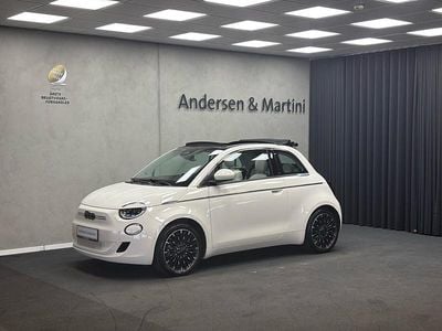 Brugt Fiat 500e La Prima 86 kW (118 HK) 2023 Hvid Cabriolet