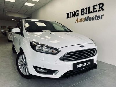 Hvid Brugt 2018 Ford Focus Titanium Stationcar | 104.800 kr. (Fair pris)