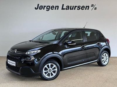 Sortmetal Brugt 2020 Citroën C3 PureTech Hatchback | 94.800 kr. (Fair pris)