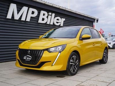 Gul Brugt 2020 Peugeot 208 Allure Sky Hatchback | 119.700 kr. (Fair pris)