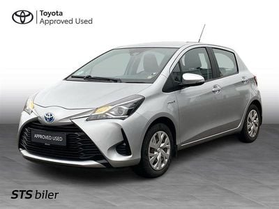 Brugt Toyota Yaris Hybrid H2 100 HK (73 kW) 2018 Sølv Hatchback